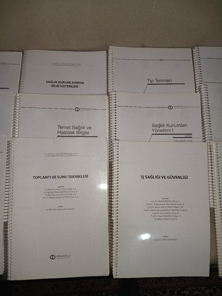 AÖF TIBBİ SEKRETERLİK DERS KİTAPLARI - Görsel 5