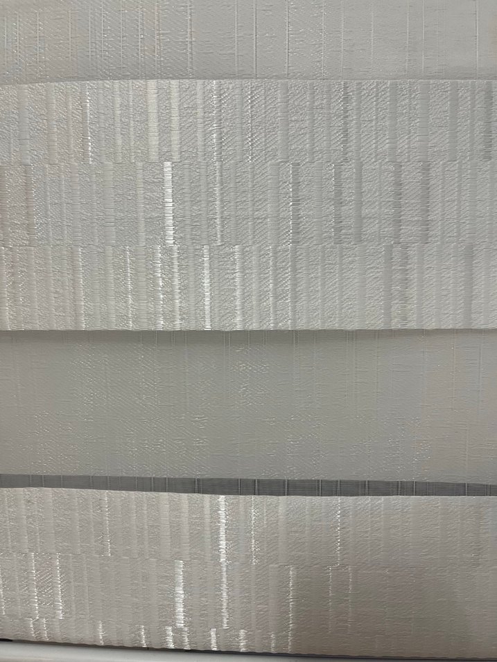 Gri Çizgili Beyaz Modern Perde - Görsel 4