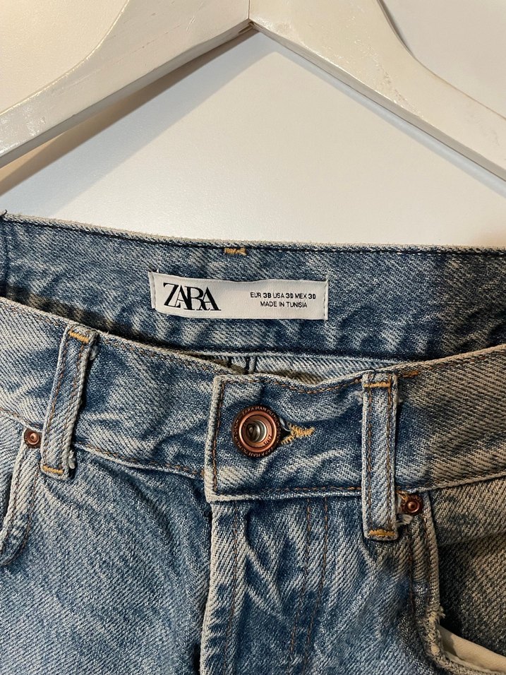 Zara Yırtık Kot Pantolon - Görsel 2