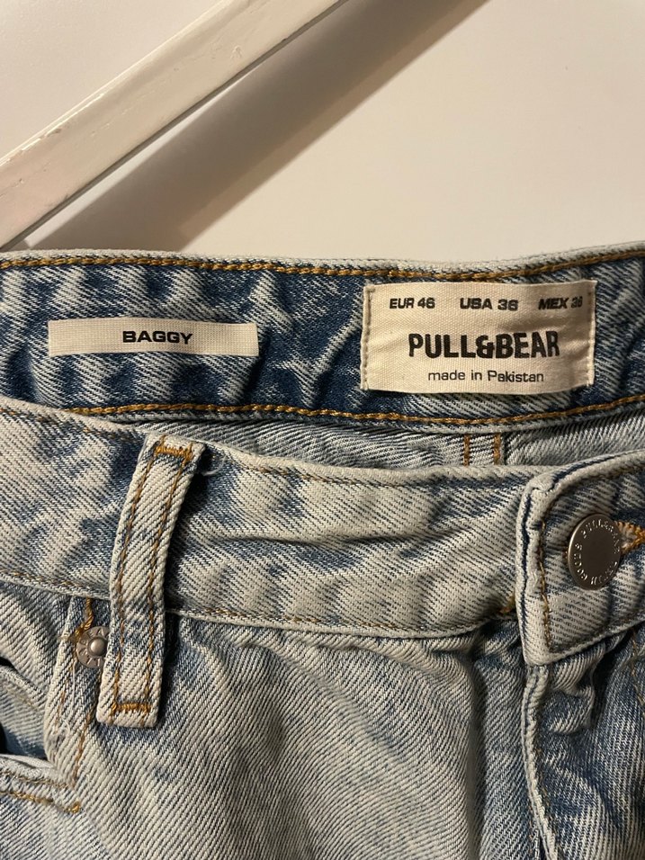 Pull&Bear Baggy kot pantolon - Görsel 2