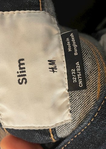 H&M koyu lacivert jean - Görsel 2