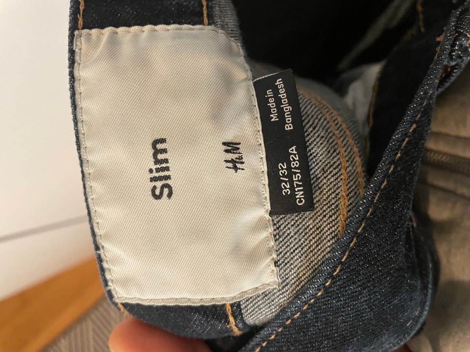 H&M koyu lacivert jean - Görsel 2