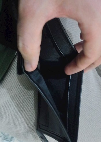 Siyah Erkek Deri Cüzdan - Görsel 6