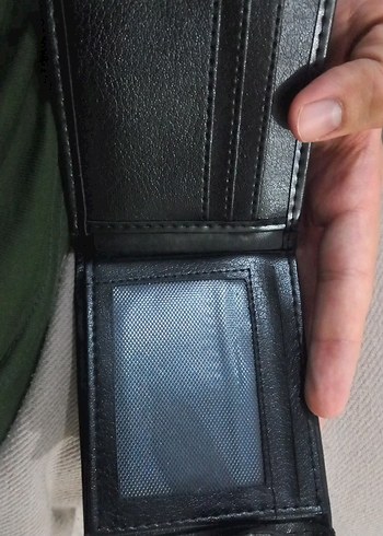 Siyah Erkek Deri Cüzdan - Görsel 3