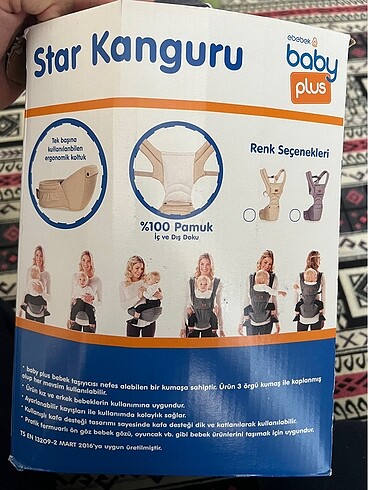  Beden BABYPLUS KANGURU BEBEK İÇİN