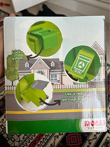  Beden Büyük oyuncak çöp kamyonu
