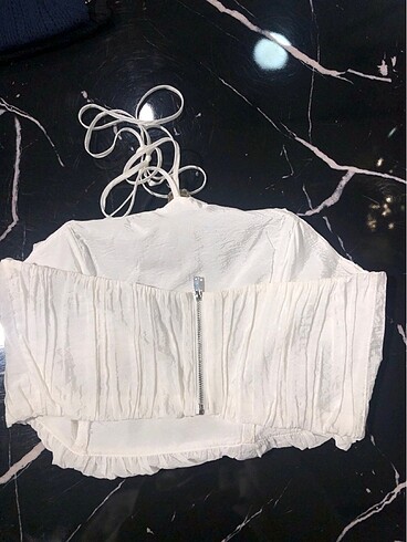 38 Beden Crop top ekru