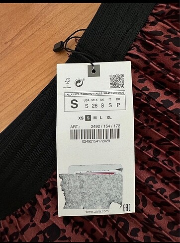 Zara midi boy etek
