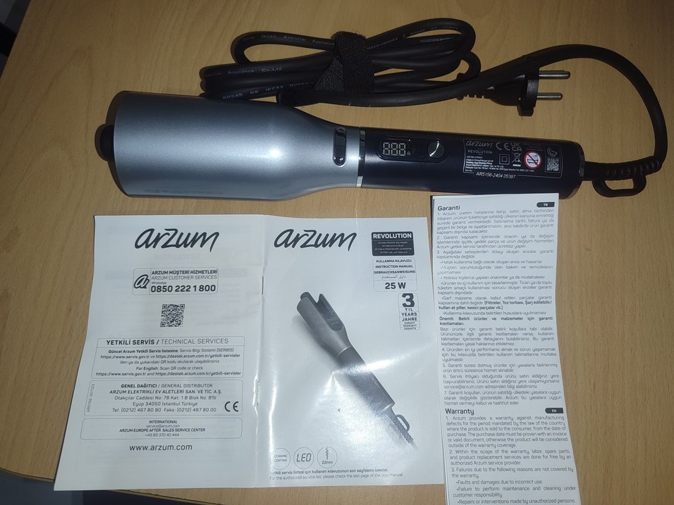 Arzum Revulation saç şekillendirici  (SIFIR) - Görsel 3