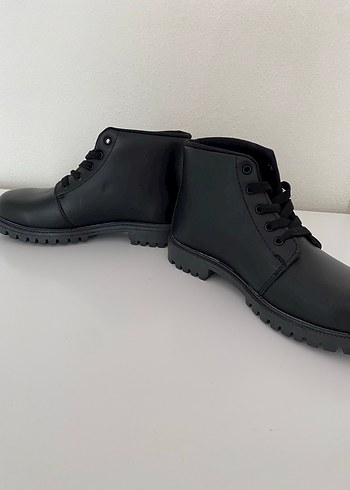 37 Beden siyah Renk Kadın Siyah Lastik Topuklu Bot