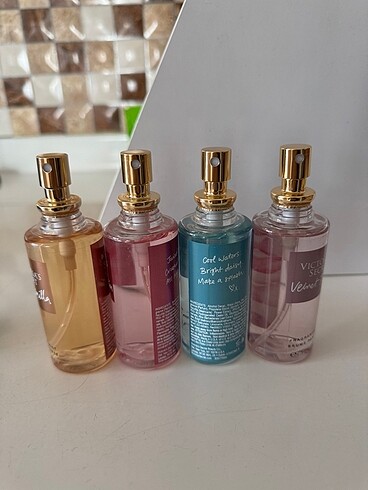 Victoria s Secret 4?lü 75ml Body Mist Seti