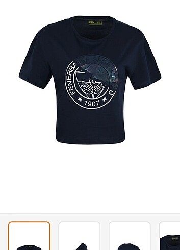 Fenerbahçe formasi crop tişört