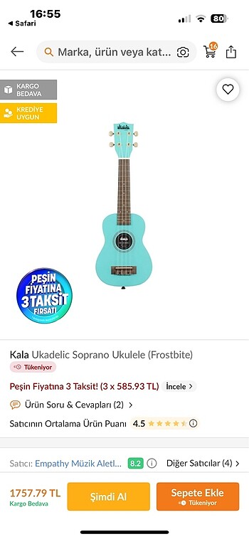 Kala ukadelic soprano ukulele