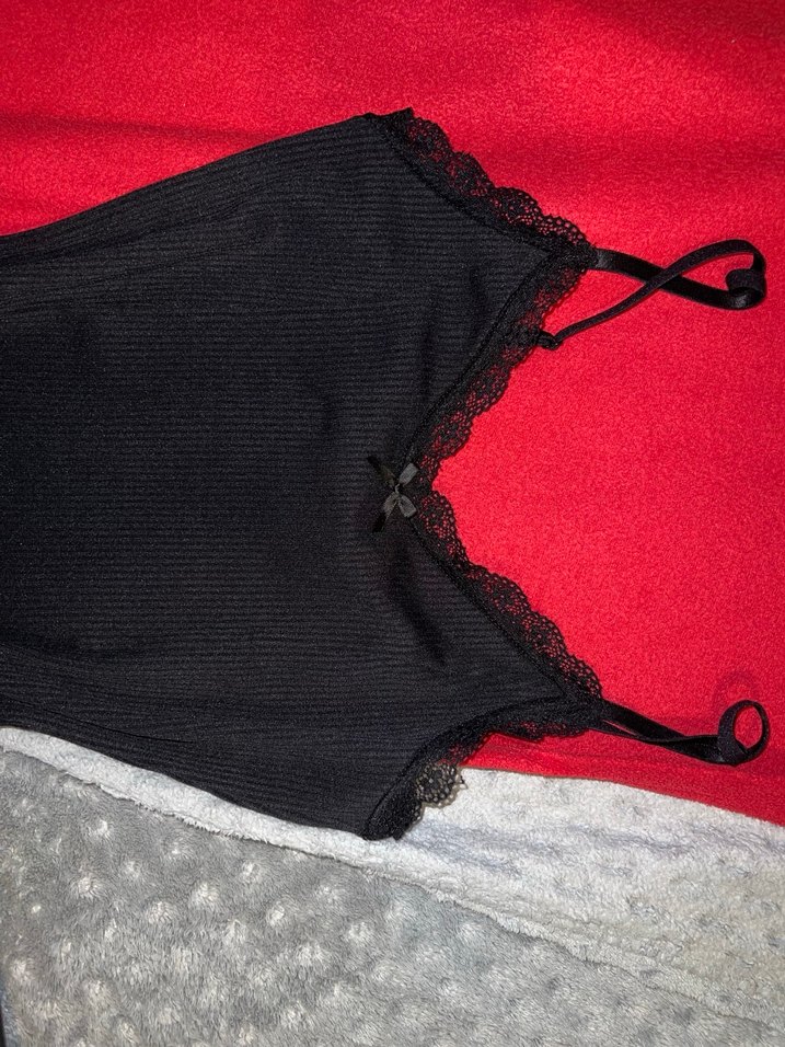 Siyah Dantelli Mini Elbise - Görsel 2