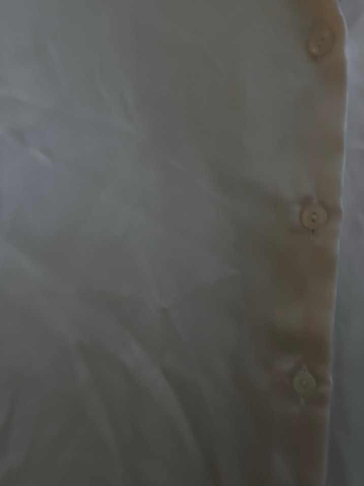 Düğmeli pudra Saten Gömlek - Görsel 3