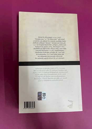  Denemeler - Montaigne