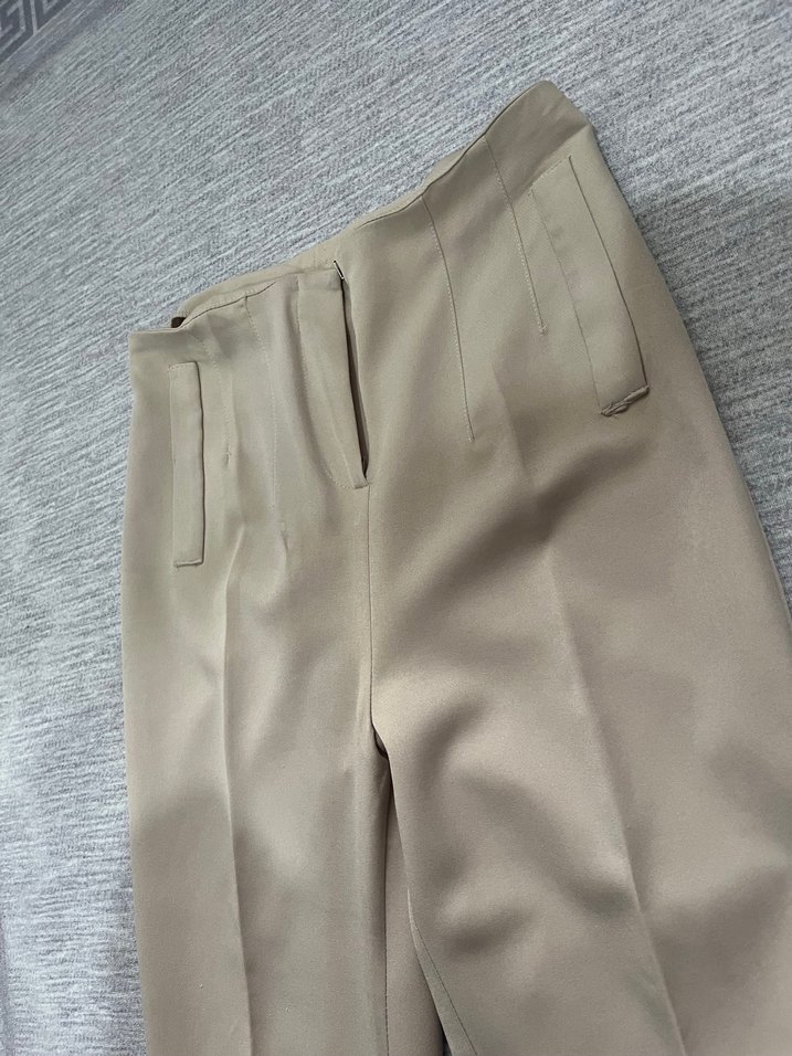 S beden Bej Cigarette Kesim Pantolon - Görsel 2