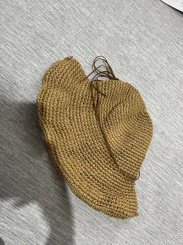 Bej Örgü Bohem Kadın Şapka - Görsel 3