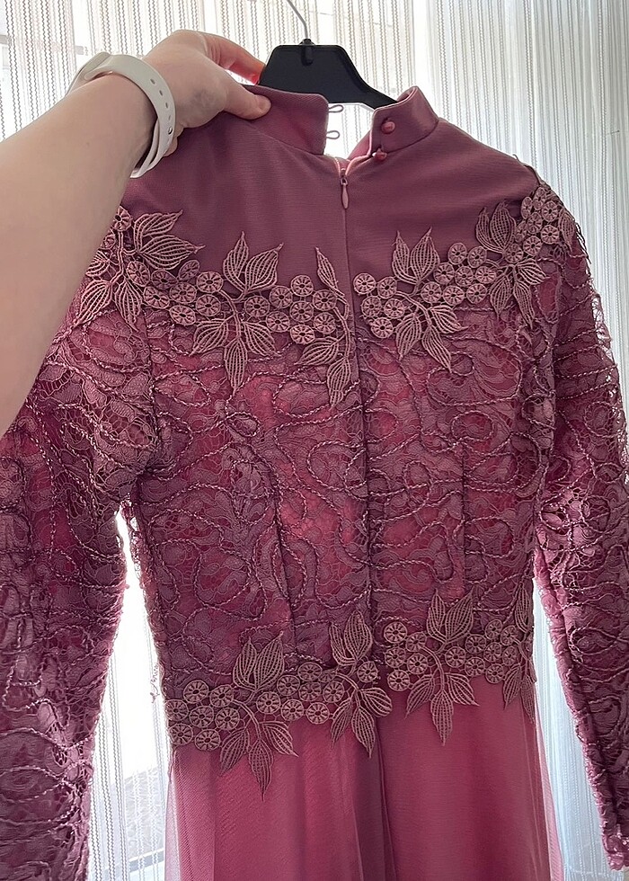 İşlemeli Abiye Elbise - Görsel 4