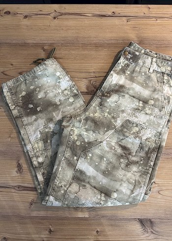 Zara Camo Desenli Rahat Kargo Pantolon