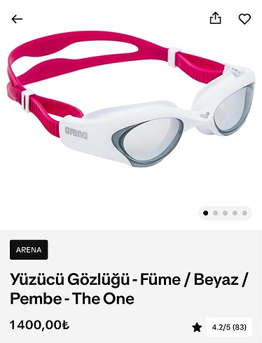Arena yüzücü gözlüğü