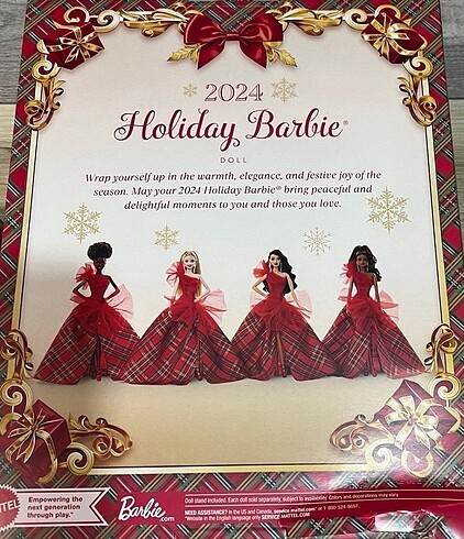  Beden Holiday barbie