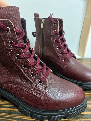 Bordo hakiki deri bot(6)