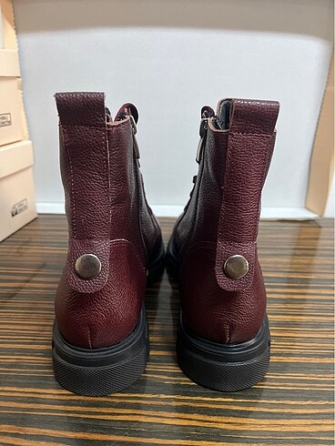 39 Beden bordo Renk Bordo hakiki deri bot(6)
