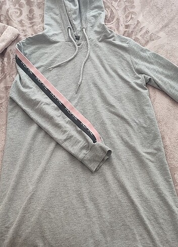 LCW kadın kapüşonlu sweatshirt uzun