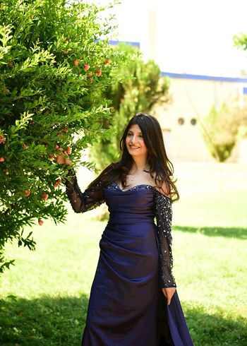 Gece Mavisi Taş İşlemeli Premium Abiye - Görsel 3