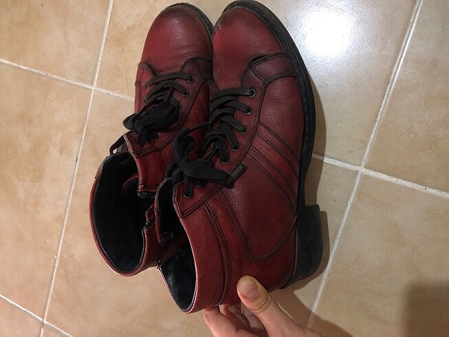 39 Beden bordo Renk Hammer jack Kadın Bot