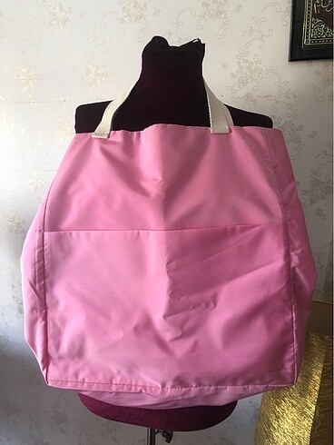 Pembe Plaj Çantası