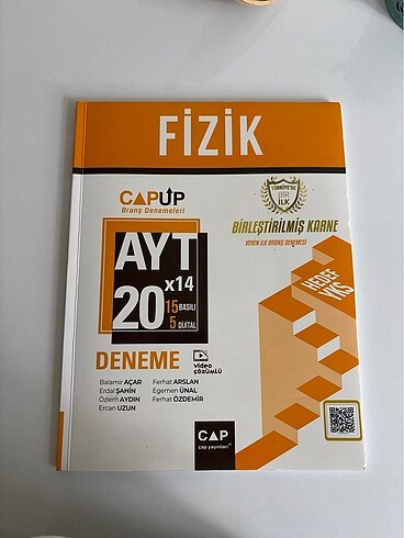 Ayt çap fizik denemesi 15 li