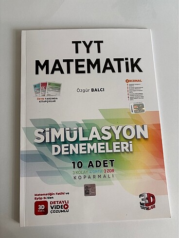 Tyt matematik denemesi 3D yayınları
