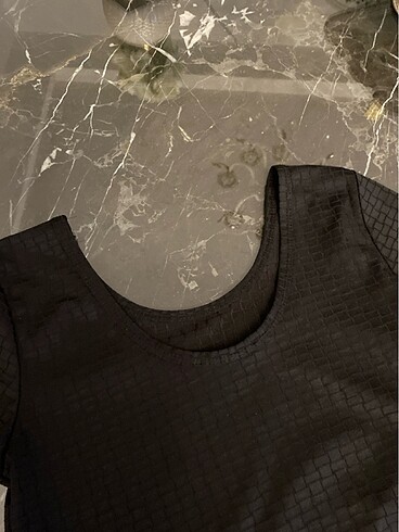 m Beden siyah Renk koton crop