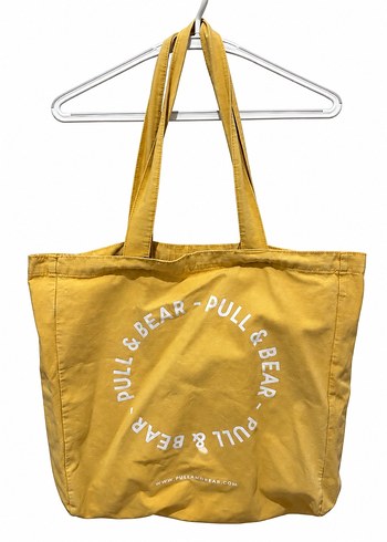 Pull and Bear Hardal Sarisi Buyuk Tote Canta