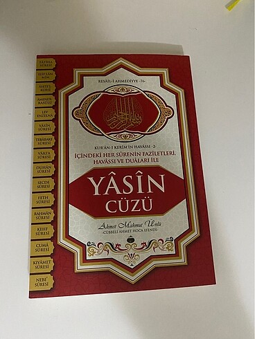 Yasin cüzü cübbeli ahmed hoca