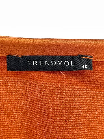 40 Beden turuncu Renk Trendyol & Milla Kısa Elbise %70 İndirimli.