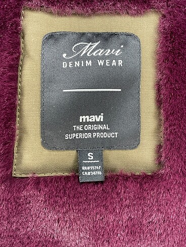 s Beden haki Renk Mavi Jeans Mont %70 İndirimli.