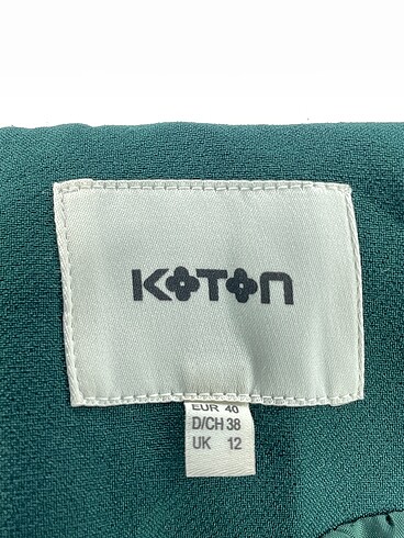 40 Beden yeşil Renk Koton Blazer %70 İndirimli.