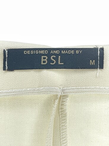 m Beden beyaz Renk BSL FASHION Düz Kesim %70 İndirimli.