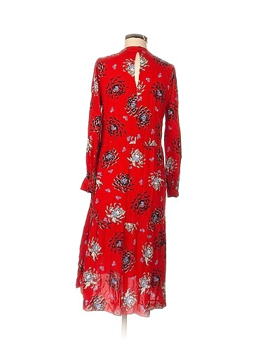 xs Beden Vintage Love Uzun Elbise %70 İndirimli.
