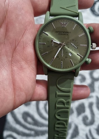 Emporio Armani Erkek Yeşil Spor Saat