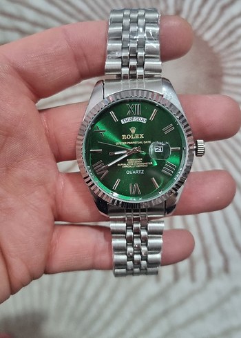 Rolex Erkek Kol Saati Yeşil Kadranlı