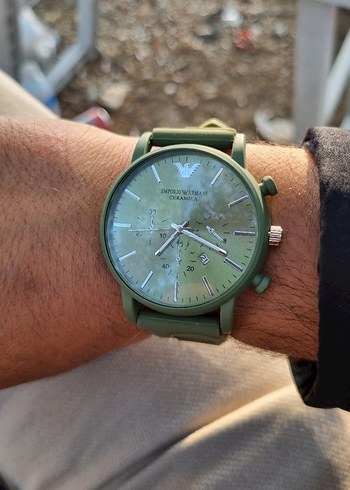 Emporio Armani Yeşil Erkek Saat