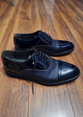 Siyah Erkek Klasik Ofis Ayakkabısı 47 numara - Görsel 3