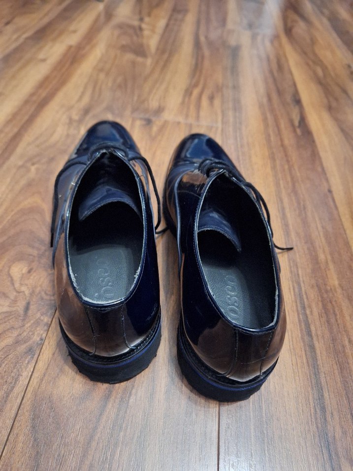 Siyah Erkek Klasik Ofis Ayakkabısı 47 numara - Görsel 2