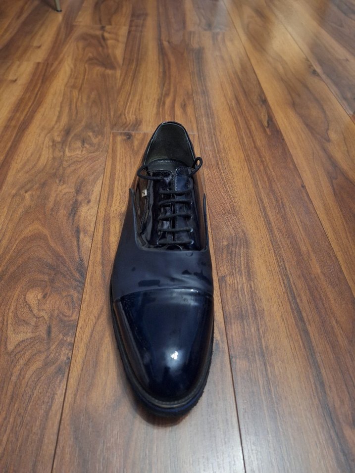 Siyah Erkek Klasik Ofis Ayakkabısı 47 numara - Görsel 5