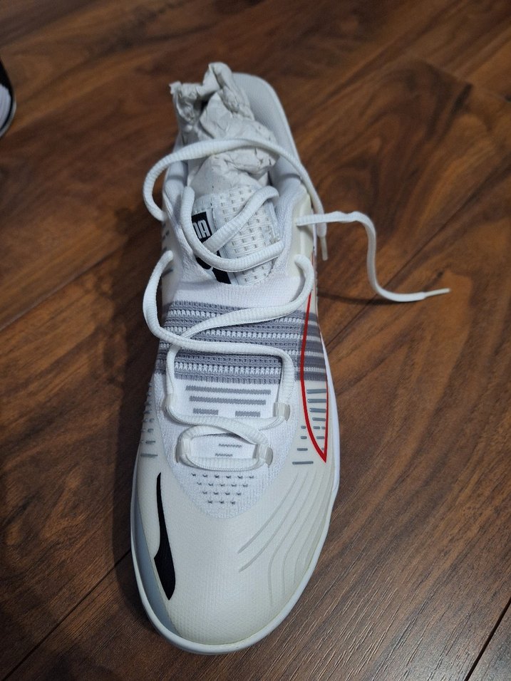 Orijinal Beyaz Gri Puma Basketbol Ayakkabısı Velcro 40.5 - Görsel 4