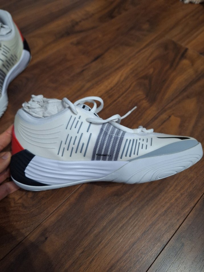 Orijinal Beyaz Gri Puma Basketbol Ayakkabısı Velcro 40.5 - Görsel 3